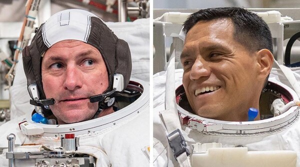 조쉬 카사다(왼쪽)와 프랭크 루비오(오른쪽). 출처=NASA