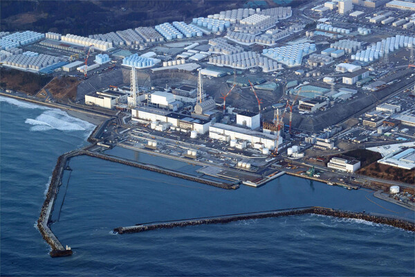 2022년 3월 17일 일본 후쿠시마현 오쿠마초에 위치한 후쿠시마 제1 원자력발전소의 모습. [이미지 출처=뉴시스] 