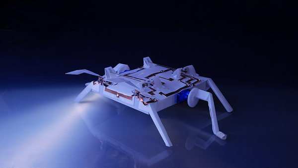UCLA 연구진이 새 재료로 만든 종이접기 로봇 [사진=웬중 양 / UCLA]