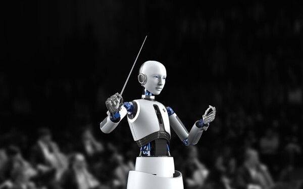 국내 최초 로봇 지휘자 '에버 6'. 한국생산기술연구원이 개발한 에버 6는 오는 30일 국립국악관현악단 공연에서 지휘자로 나선다. [사진=국립국악관현악단] 